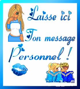 Laisse ici ton message personnel 